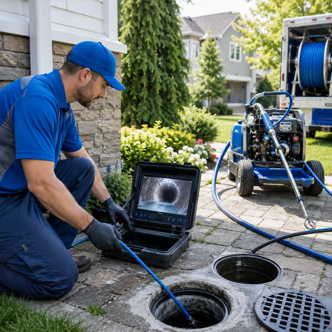 Outdoor drain cleaning professionals serving West Oneonta, NY